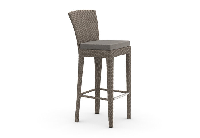 PANAMA Barstool taupe light 092 LINEN warm gray 652