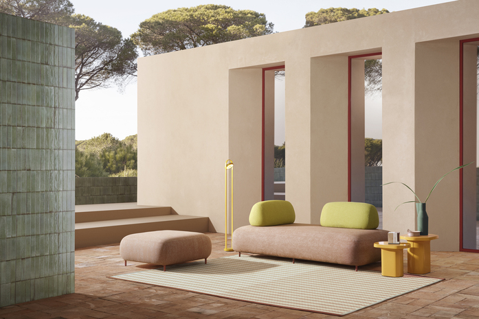Pedrali Buddy Oasi art direction Studio FM Milano ph Andrea Garuti set design styling Studio Salaris