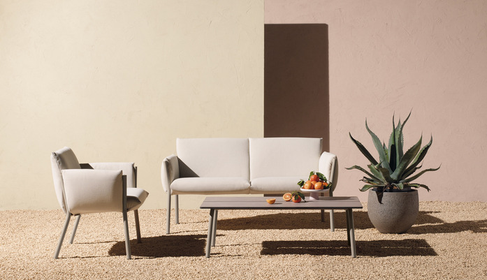 S CAB BREZZA setting lounge armchair sofa coffee table 112951