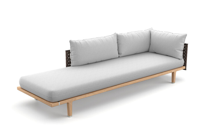 SEALINE extended Daybed left slate