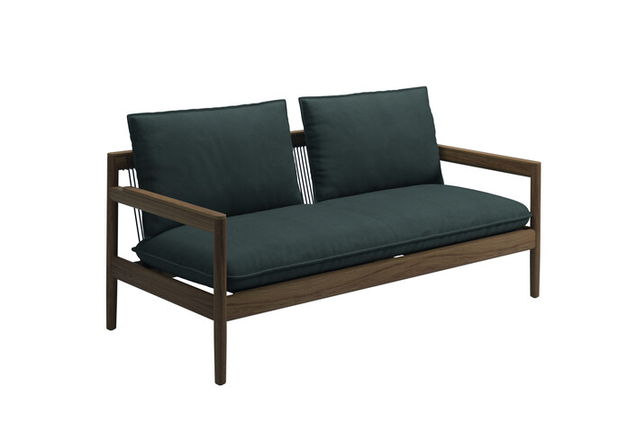 Saranac 2 Seater Sofa Blend Coal