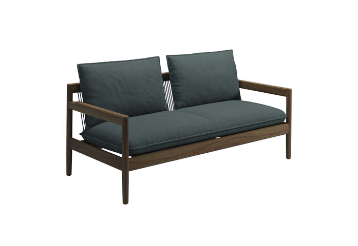 Saranac 2 Seater Sofa Cameron Granite