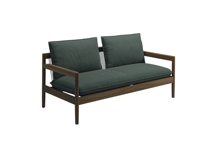 Saranac 2 Seater Sofa Fife Nickel