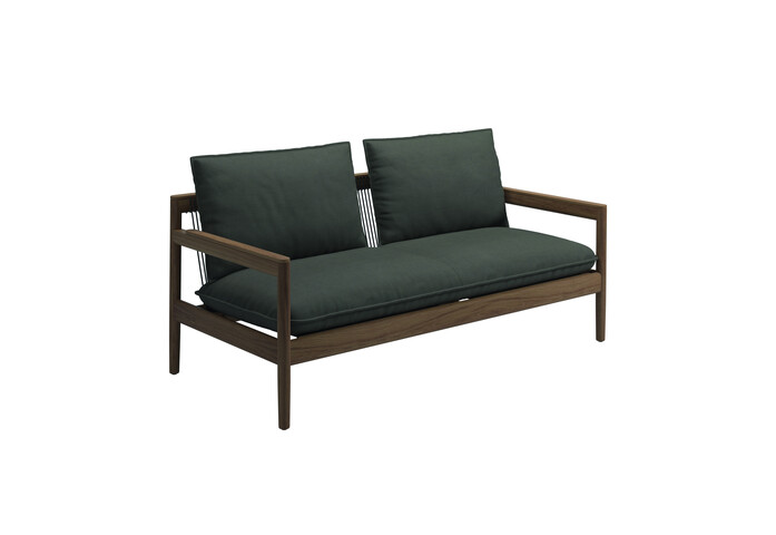 Saranac 2 Seater Sofa Fife Platinum