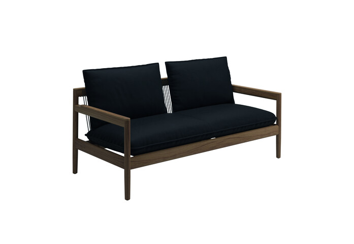 Saranac 2 Seater Sofa Fife Soot Blue