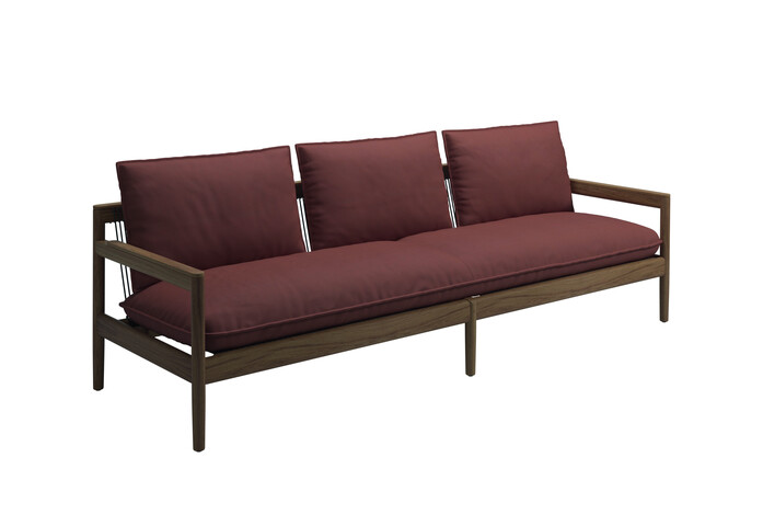 Saranac 3 Seater Sofa Blend Clay