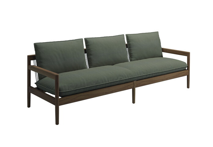 Saranac 3 Seater Sofa Blend Latte