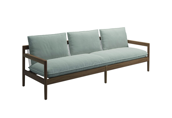 Saranac 3 Seater Sofa Blend Linen