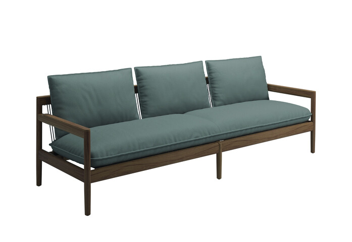 Saranac 3 Seater Sofa Dot Putty