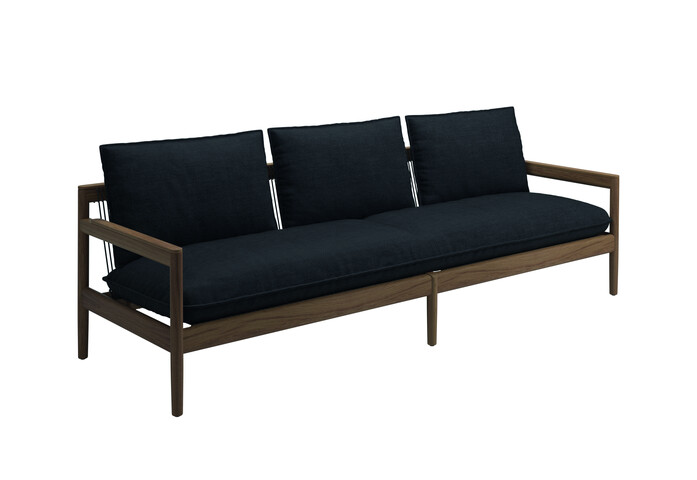 Saranac 3 Seater Sofa Fife Nightshade