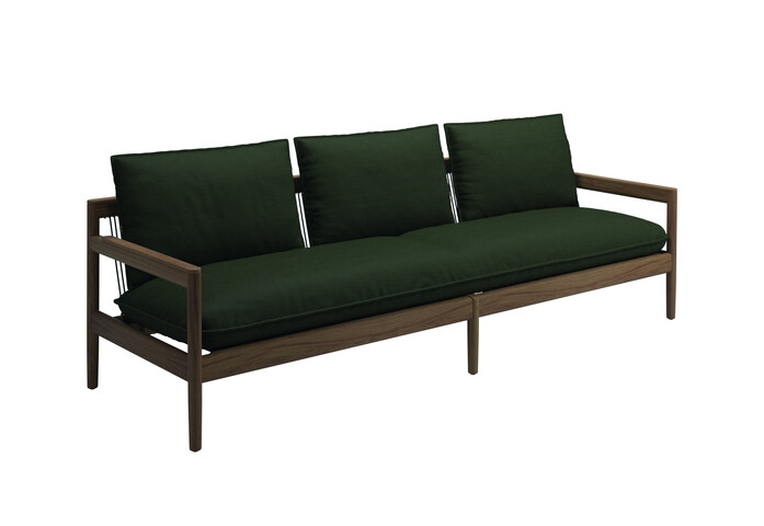 Saranac 3 Seater Sofa Fife Olive