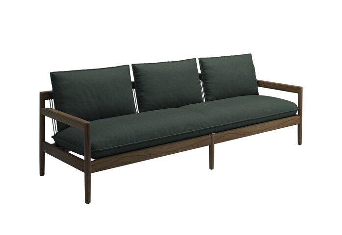 Saranac 3 Seater Sofa Fife Platinum