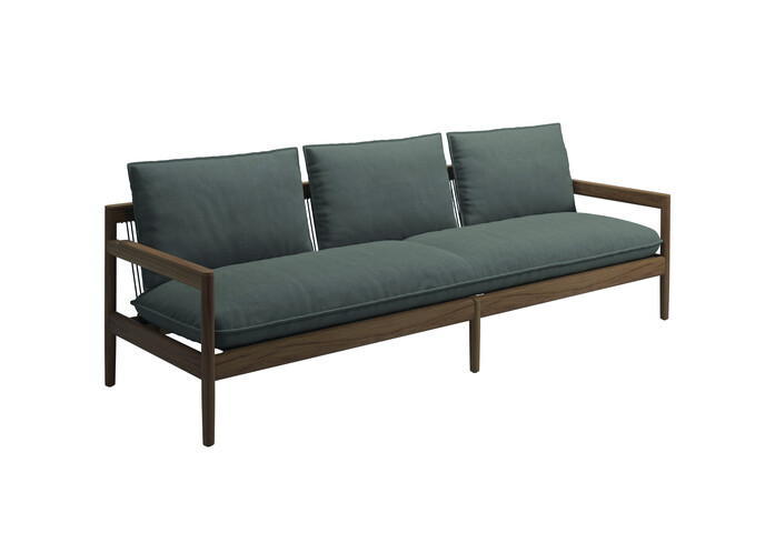Saranac 3 Seater Sofa Fife Rainy Grey
