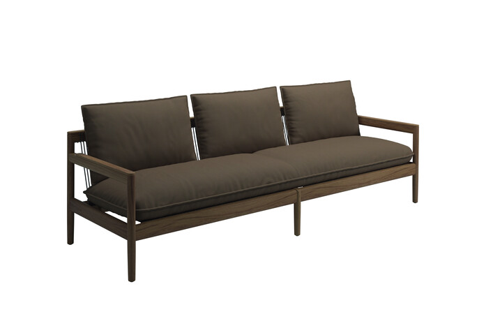 Saranac 3 Seater Sofa Ravel Ginger