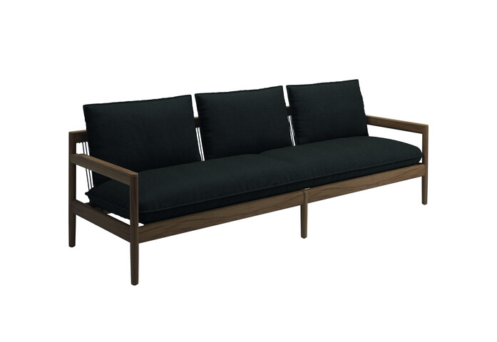 Saranac 3 Seater Sofa Ravel Sable