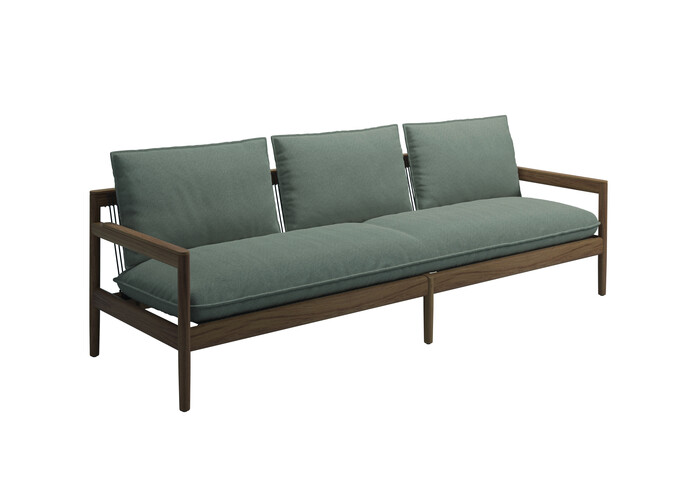 Saranac 3 Seater Sofa Robben Grey