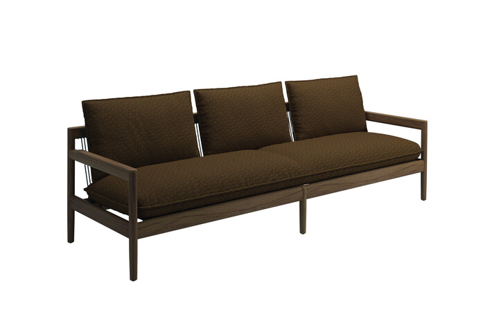 Saranac 3 Seater Sofa Wave Russet