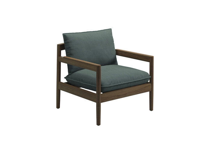 Saranac Lounge Chair Fife Rainy Grey