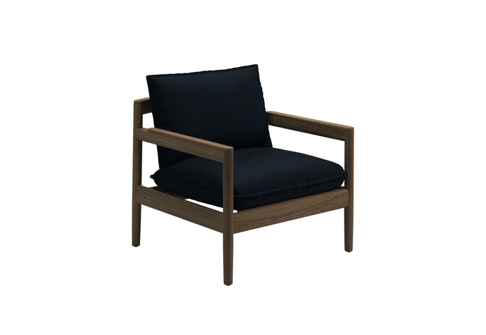 Saranac Lounge Chair Fife Soot Blue