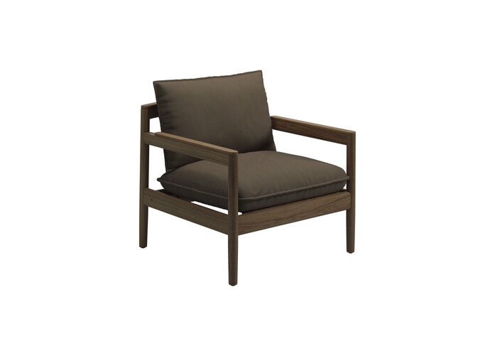 Saranac Lounge Chair Ravel Ginger