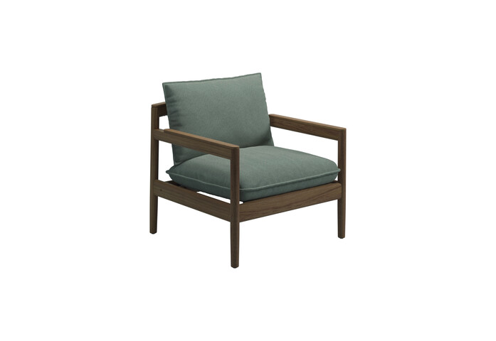 Saranac Lounge Chair Robben Grey