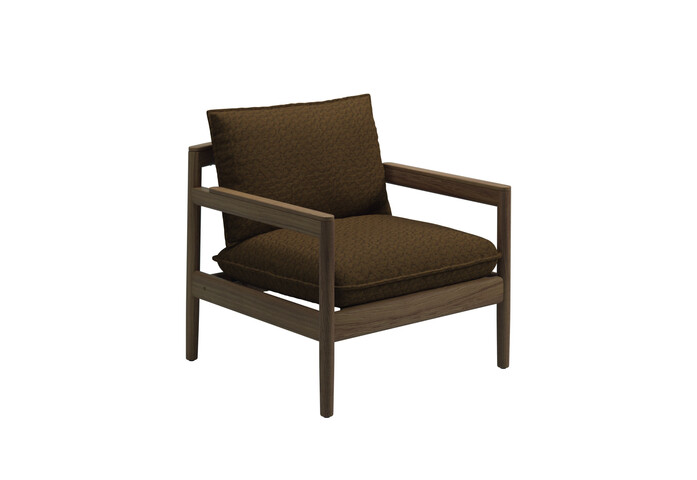 Saranac Lounge Chair Wave Russet