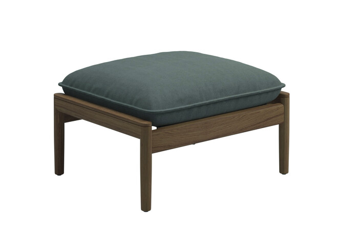 Saranac Ottoman Fife Rainy Grey