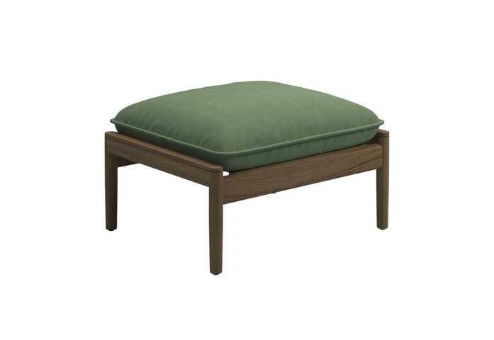 Saranac Ottoman Fife Silky Green
