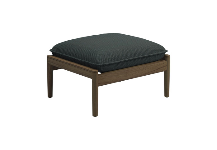 Saranac Ottoman Robben Charcoal