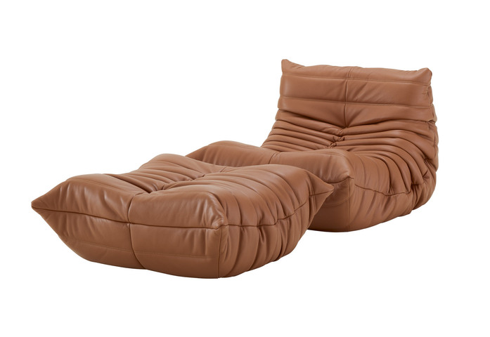 TOGO Sessel Hocker Kyoto Gold