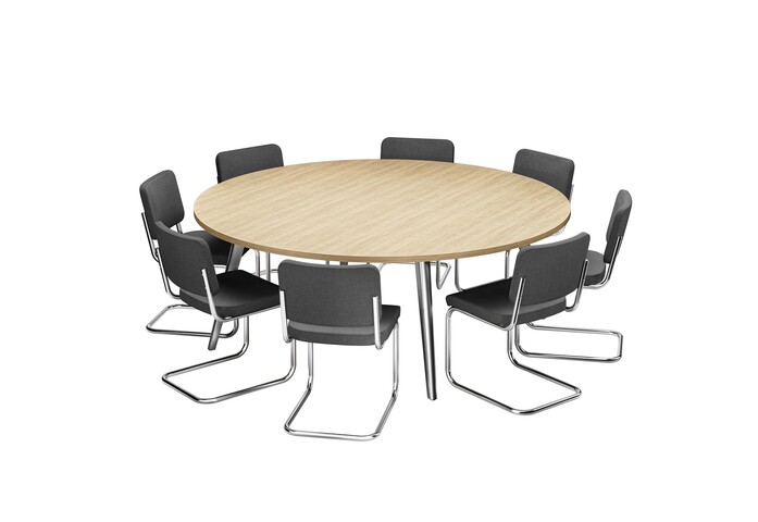 Thonet 1545 S32 PV 200cm rund