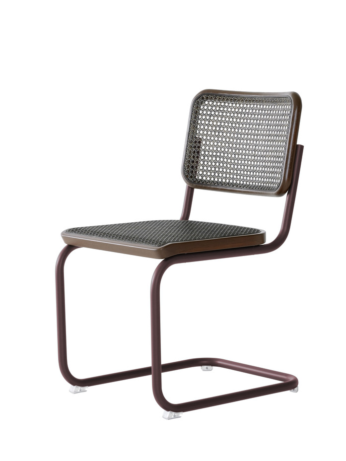 Thonet S 32 V Dark Melange Chestnut FF