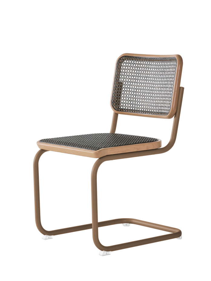 Thonet S 32 V Dark Melange Rosewood FF
