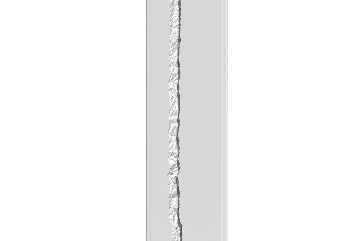 Wall Rupture SA 2424 silver 1950 X1950