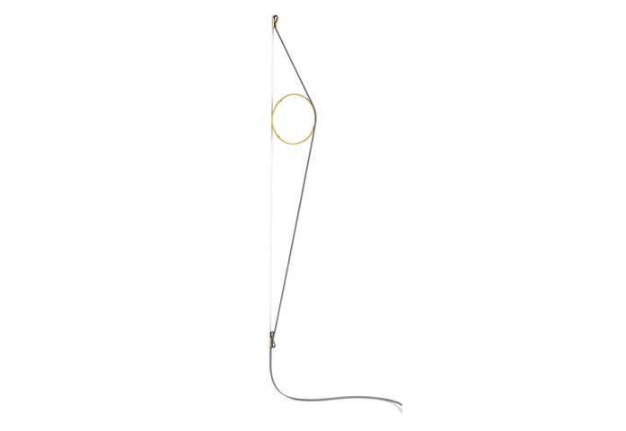 Wire Ring grigio ottone