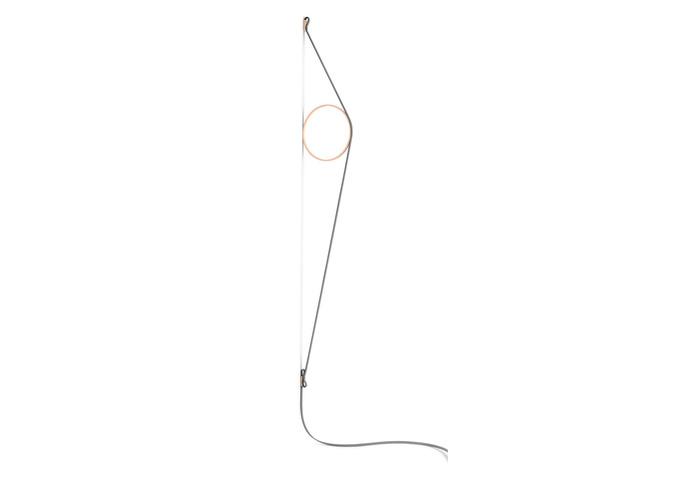 Wire Ring grigio rosa
