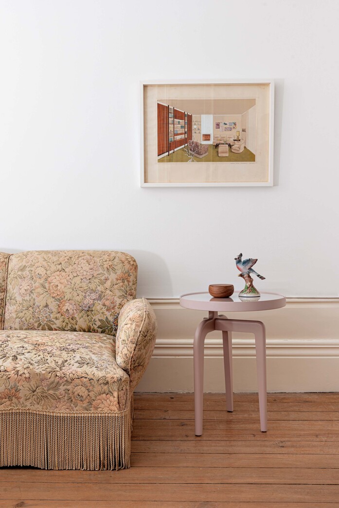 Ant moebel tische beistelltische altrosa klarglas schoenbuch