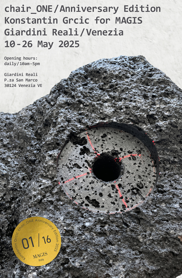 B MAGIS chair ONE Anniversary Poster