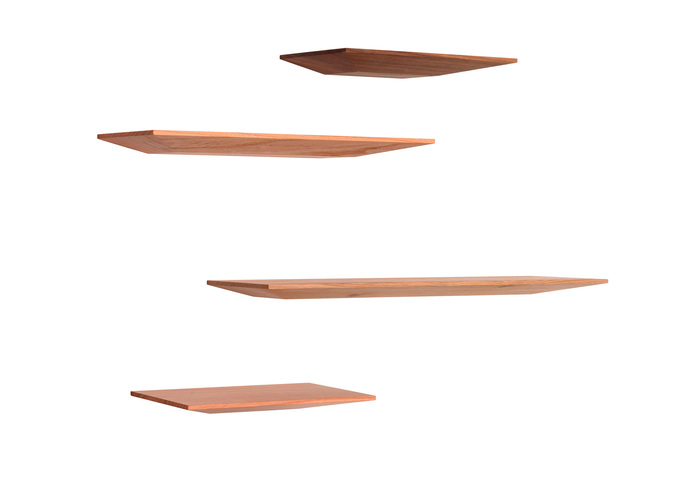 Cut ablage regal ulme nussbaum eiche schoenbuch fr 3