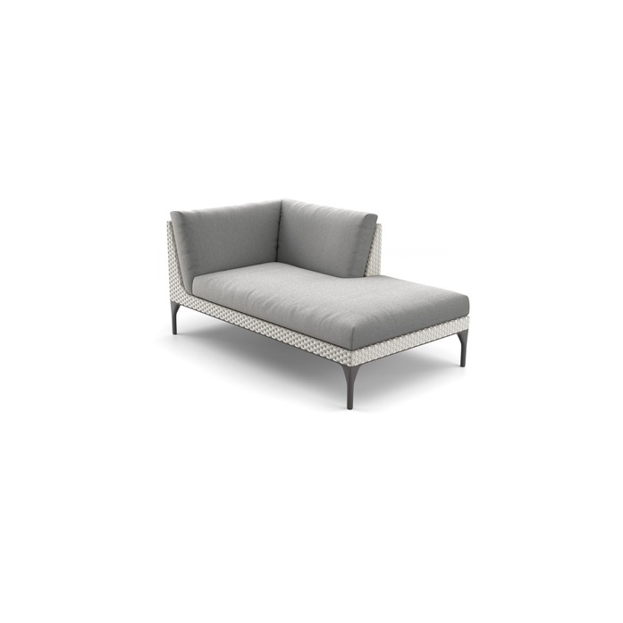 Dedon MU right module black pepper