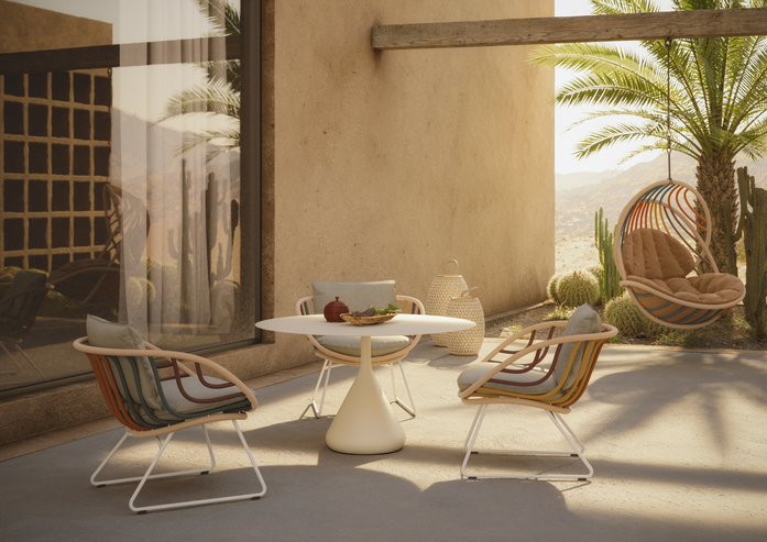 Dedon mood kida lounge chair