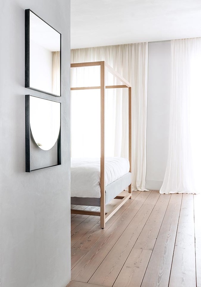 Geo moebel spiegel quadrat halboval schwarz schoenbuch 2