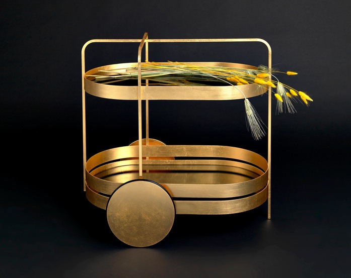 Grace servierwagen gold schoenbuch am 1