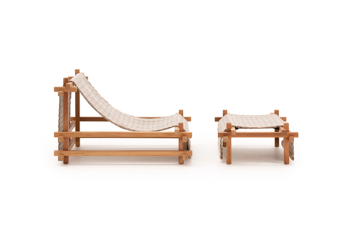 Hos set deckchair stool shito shito 03