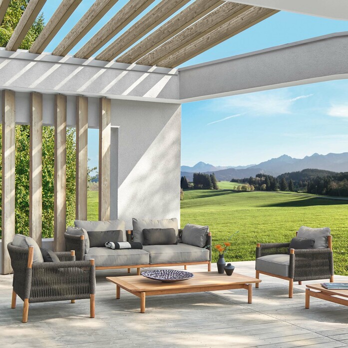 Loungemoebel tische 160x80 teak edelstahl cavo couchtisch ambiente2