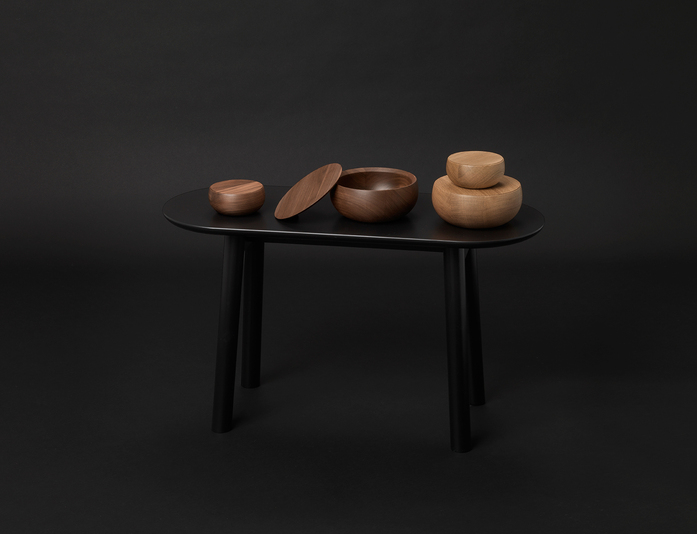 Mala bank ablage schwarz bowl holzschale schale holzdose eiche nussbaum schoenbuch fr 1