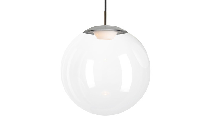 Mawa glaskugelleuchte led klar grau metallic 02