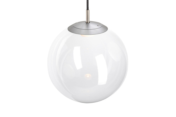 Mawa glaskugelleuchte led klar grau metallic 03