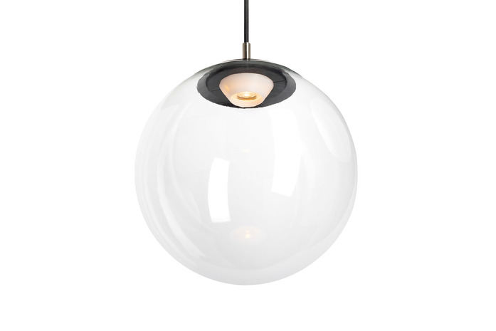 Mawa glaskugelleuchte led klar schwarz 02