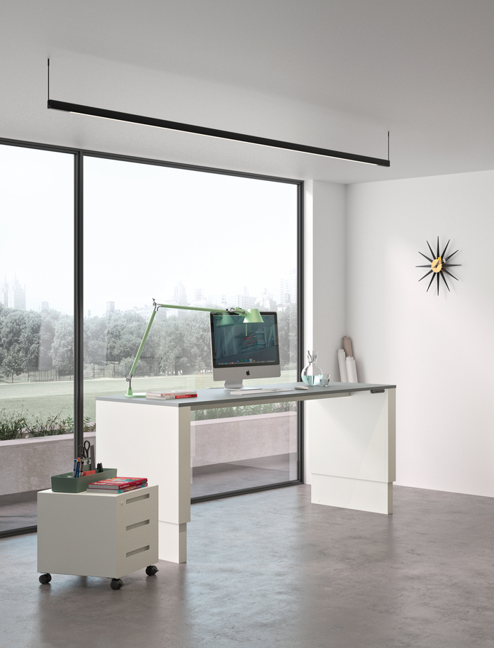 Mueller metall moebel Elektrotisch WORKSPACE signalweiss 02